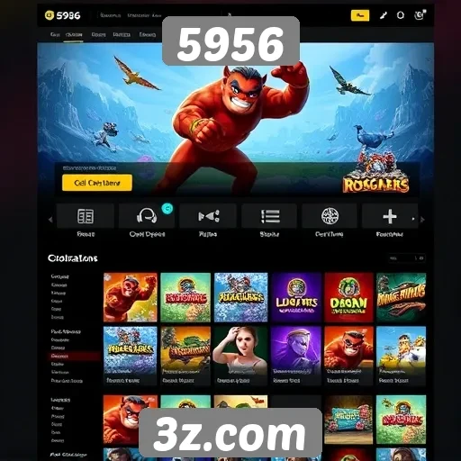 Explorando a nova interface do site de jogos 5956